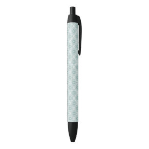 Stylo Noir Motif de treillis en bande