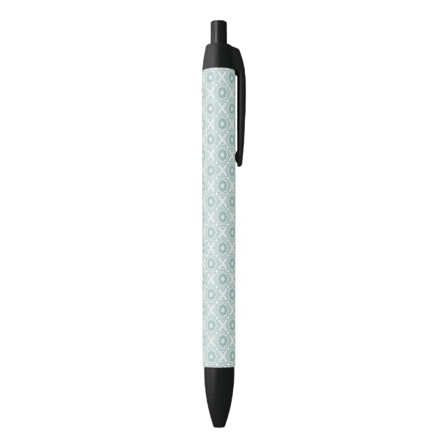 Stylo Noir Motif de treillis en bande (Bas (Vertical))