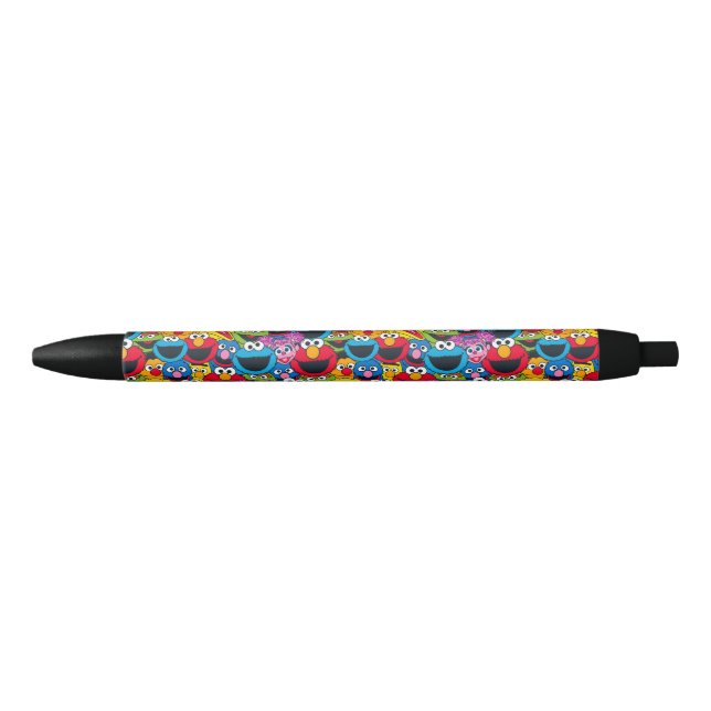 Stylo Noir Motif d'équipage de la rue Sesame (Devant)