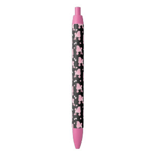Stylo Noir Motif des nouilles et des vaches