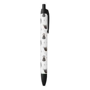 Stylo Noir Motif doux somnolent de paresse