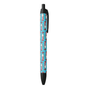 Stylo Noir Motif du Chat dans le Chapeau