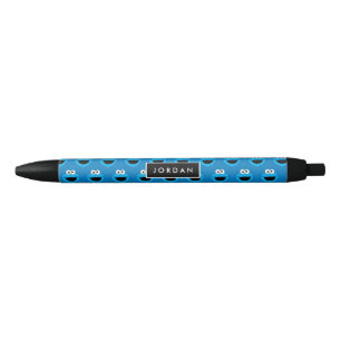 Stylo Noir Motif du Monstre Cookie Souriant