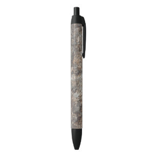 Stylo Noir Motif en pierre