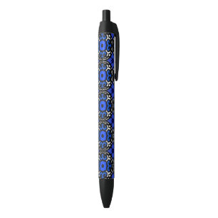 Stylo Noir Motif ethnique avec des motifs turcs