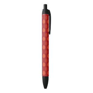 Stylo Noir Motif indien