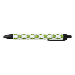 Stylo Noir Motif mignon de grenouille