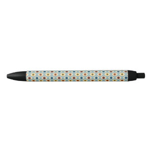 Stylo Noir Motif oculaire rétro