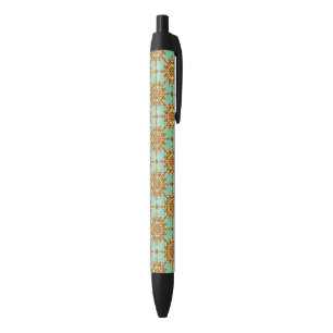 Stylo Noir Motif ornemental