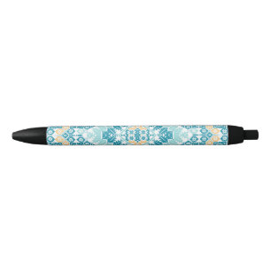 Stylo Noir Motif palestinien Broderie Design imprimé