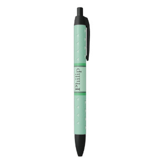 Stylo Noir Motif personnalisé de triangle