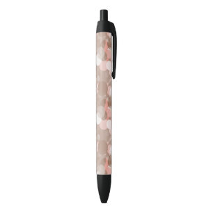 Stylo Noir Motif simple - cercles