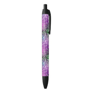 Stylo Noir Motif tacheté vif