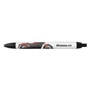 Stylo Noir moto de style croiseur cool