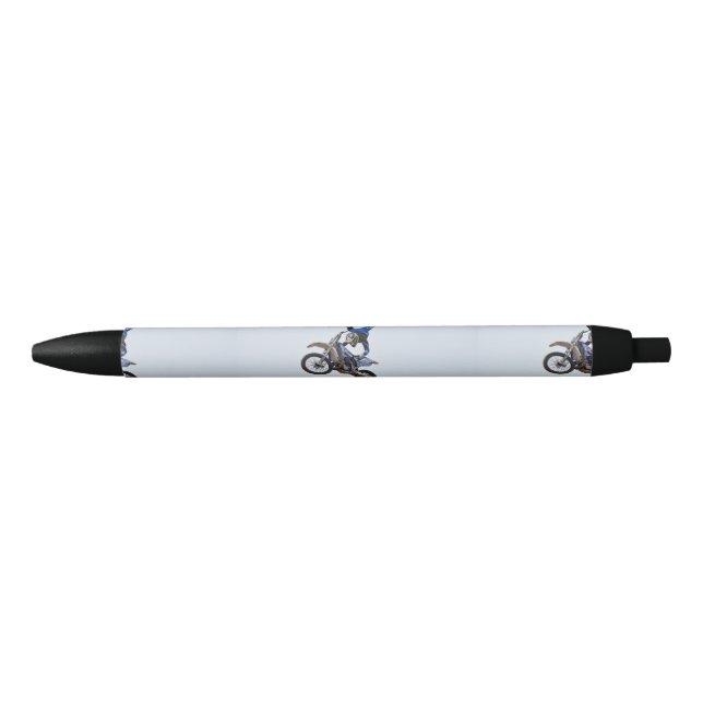 Stylo Noir Motocross volant haut (Devant)