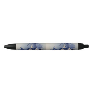Stylo Noir Moulin blanc blanc blanc vintage