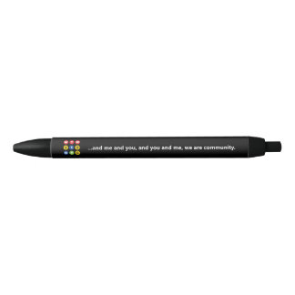 Stylo Noir MTW "Nous sommes communauté"