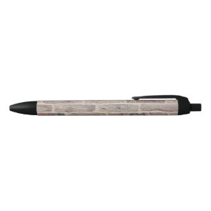 Stylo Noir Mur Brown en briques