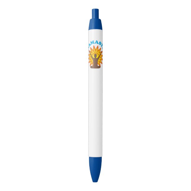 Stylo Noir Namaste (devant Vertical)