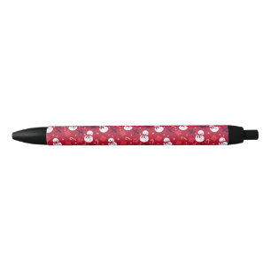 Stylo Noir Noël des fêtes de neige