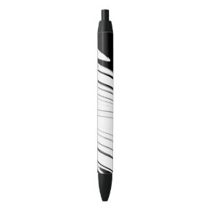Stylo Noir Noir et Blanc Moderne