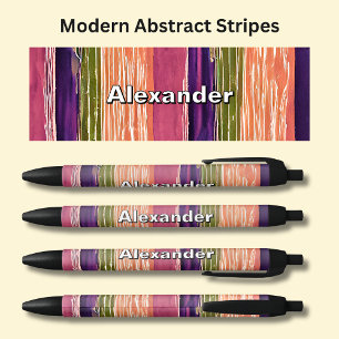 Stylo Noir Nom - Couleurs de la Terre Tons d'automne Tons Abs