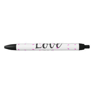 Stylo Noir Nom d'arrière - plan d'amour abstrait simple et ro
