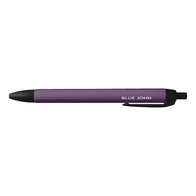 Stylo Noir Nom de la couleur violette de Blue John (Bas)