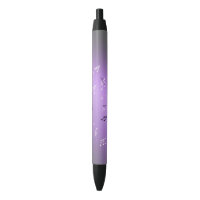Notes musicales dans Lilac au clair de lune
