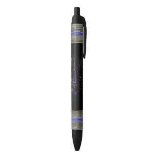Stylo Noir Notes musicales et contrebasse