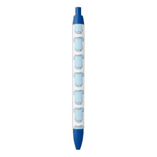 Stylo Noir nouvelle crèche bleue mignonne de tissu de bébé
