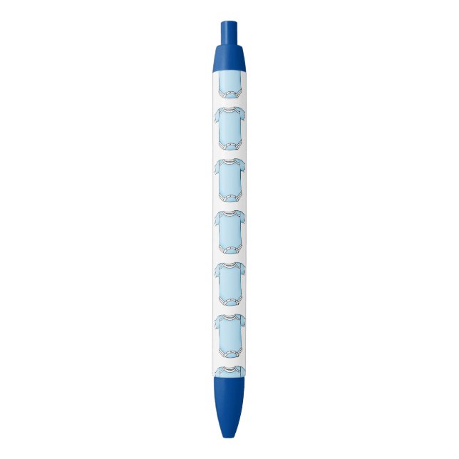 Stylo Noir nouvelle crèche bleue mignonne de tissu de bébé (devant Vertical)