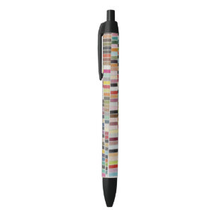 Stylo Noir Nuanciers multicolores coupés