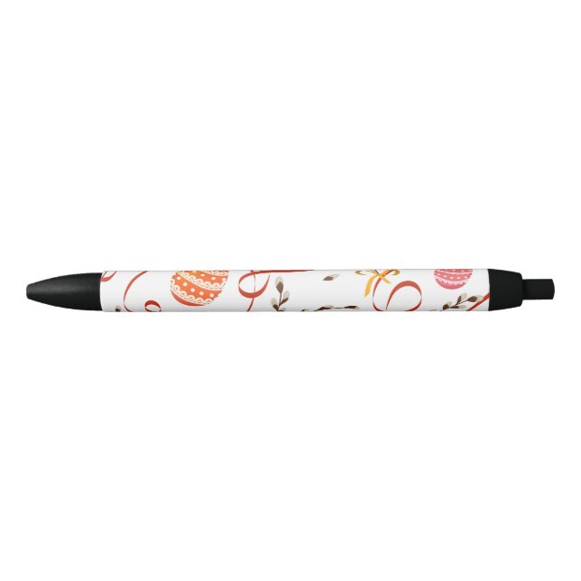 Stylo Noir Oeuf Pâques mignon, Vacances Pâques, Hommes Femmes (Devant)