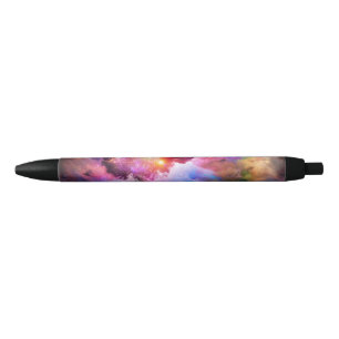 Stylo Noir oeuvre d'art en nuage de SlipperyJoe abstraite vib
