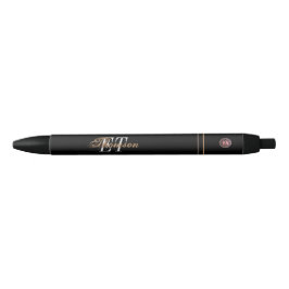 Stylo Noir OEuvre numérique Monogramme Star