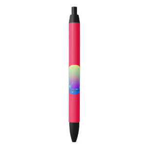 Stylo Noir Ombre unicorne avec gratitude