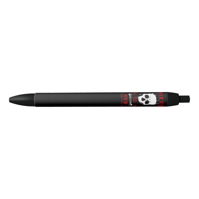 Stylo Noir Omikron | Now you have the salad (Devant)