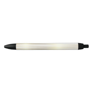 Stylo Noir Or tendance moderne élégant Modèle brillant