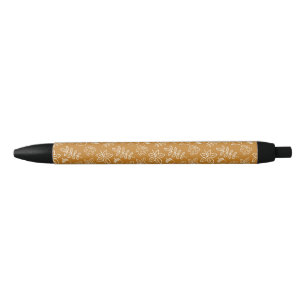 Stylo Noir orangé