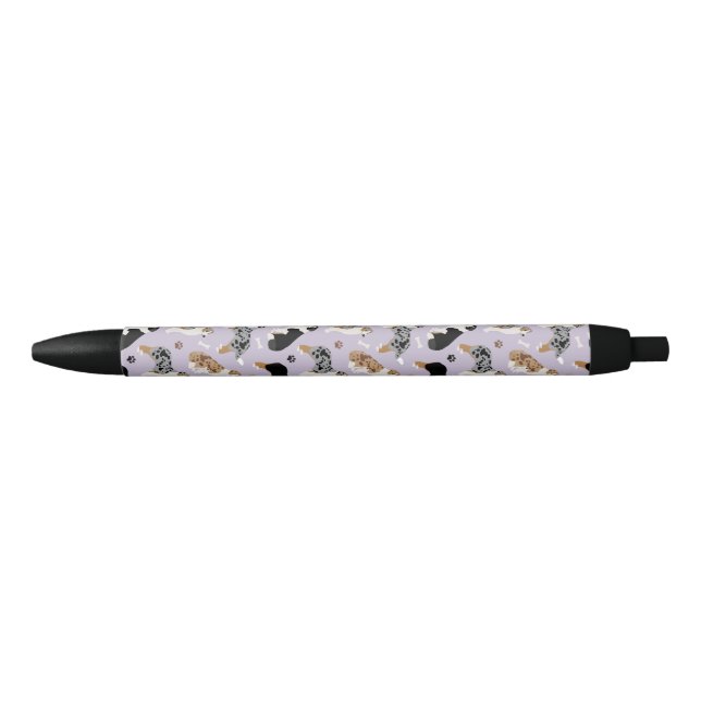 Stylo Noir Os et pattes des bergers australiens (Devant)