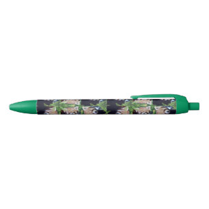Stylo Noir Panda rouge