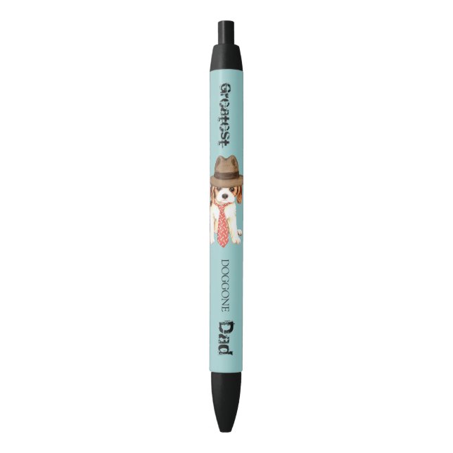Stylo Noir Papa Cavalier (devant Vertical)