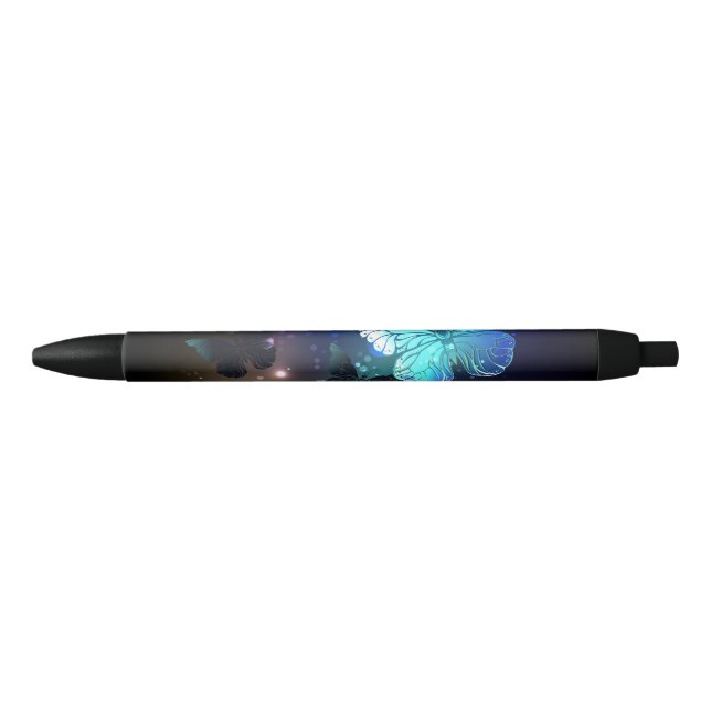Stylo Noir Papillon de nuit (Devant)