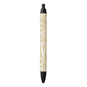 Stylo Noir Parties scintillant or élégant Texture Imprimer