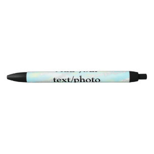 Stylo Noir Parties scintillant pastel simple coloré ajouter v