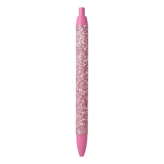Stylo Noir Parties scintillant rose de fille      (devant Vertical)