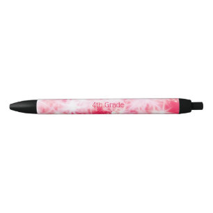 Stylo Noir Parties scintillant rose rouge étincelante Retour