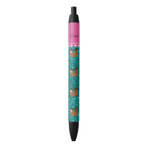 Stylo Noir Parties scintillantes intelligentes personnalisée