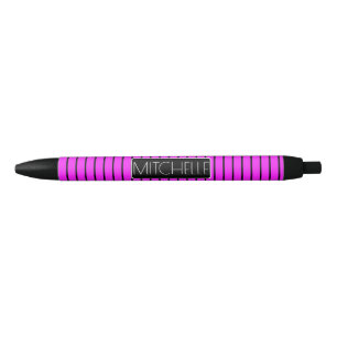 Stylo Noir PBP1 à rayures personnalisées